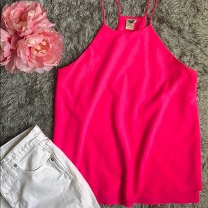 Like new - worn once. Hot pink Top, Size S (fit M)